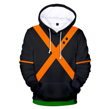 Anime My Hero Academia Katsuki Bakugo Sudadera con Capucha Cosplay Chaqueta de entrenamiento